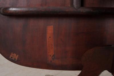 English 19th Century Mahogany Tilt Top Center Table