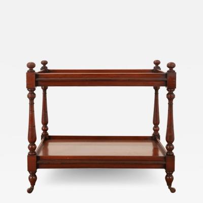 English 19th Century Mahogany Trolley