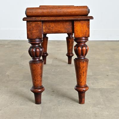 English 19th Century Mahogany Window Seat