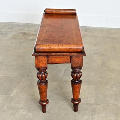 English 19th Century Mahogany Window Seat