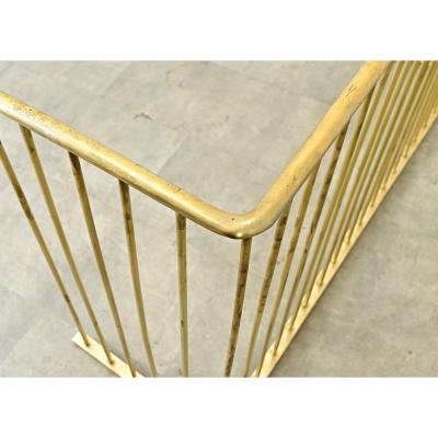 English 19th Century Massive Brass Nursery Guard