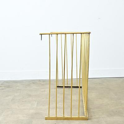 English 19th Century Massive Brass Nursery Guard