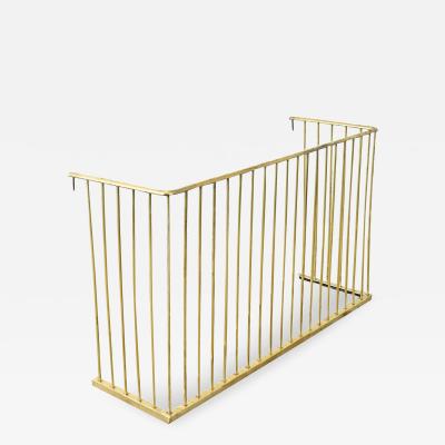English 19th Century Massive Brass Nursery Guard