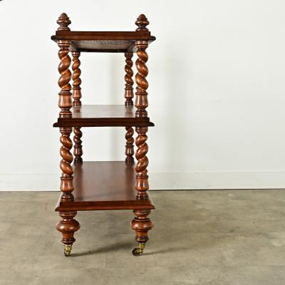 English 19th Century Oak Butler s Trolley