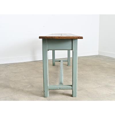 English 19th Century Painted Pine Four drawer Server
