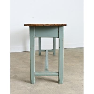 English 19th Century Painted Pine Four drawer Server