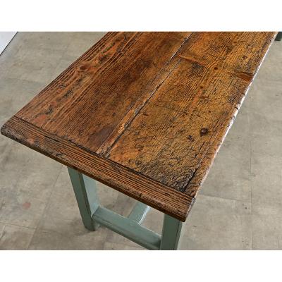 English 19th Century Painted Pine Four drawer Server