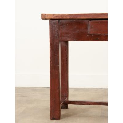 English 19th Century Painted Pine Server