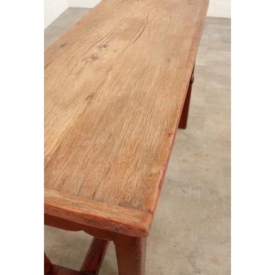 English 19th Century Painted Pine Server