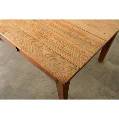 English 19th Century Pine Beech Low Table