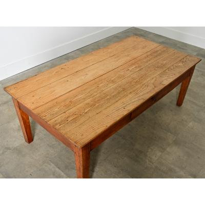 English 19th Century Pine Beech Low Table