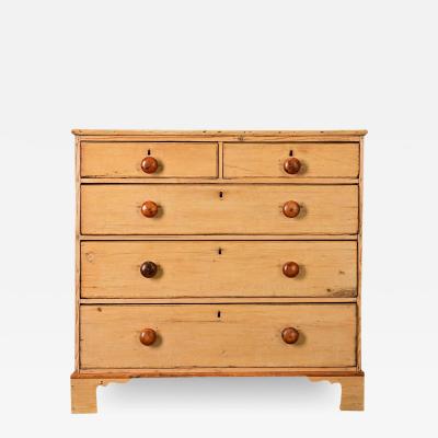 English 19th Century Pine Chest of Drawers