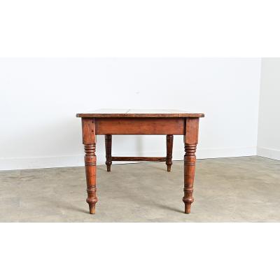 English 19th Century Pine Farmhouse Table