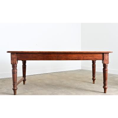 English 19th Century Pine Farmhouse Table