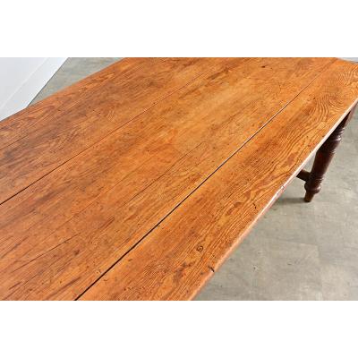 English 19th Century Pine Farmhouse Table