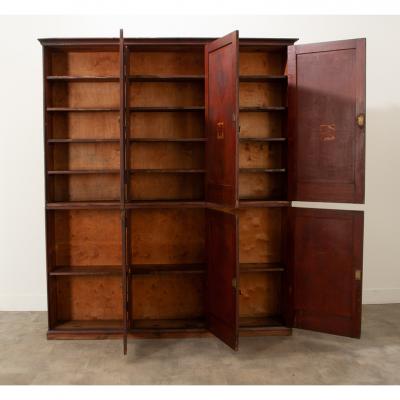 English 19th Century Pine Painted Butler s Pantry