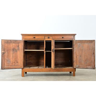 English 19th Century Rustic Painted Buffet