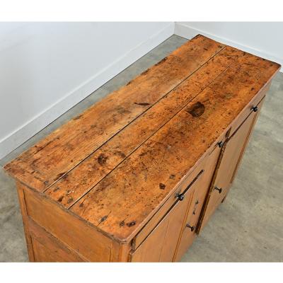 English 19th Century Rustic Painted Buffet