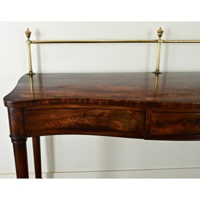 English 19th Century Solid Mahogany Server