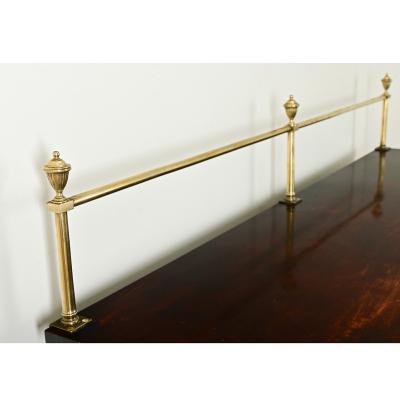 English 19th Century Solid Mahogany Server