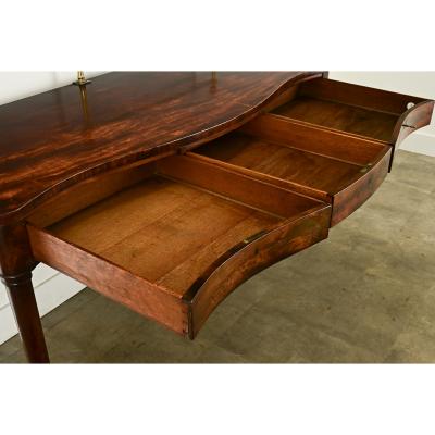 English 19th Century Solid Mahogany Server