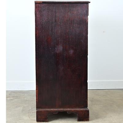 English 19th Century Solid Oak Chest of Drawers