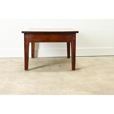 English 19th Century Solid Oak Low Table