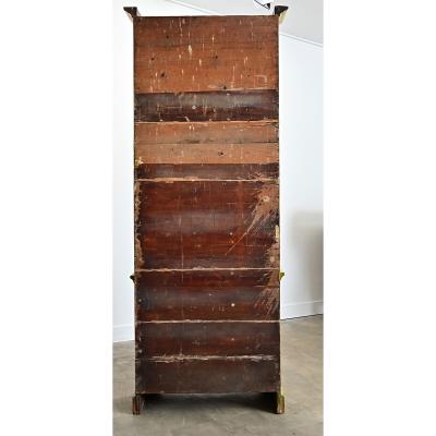 English 19th Century Tall Painted Bookcase