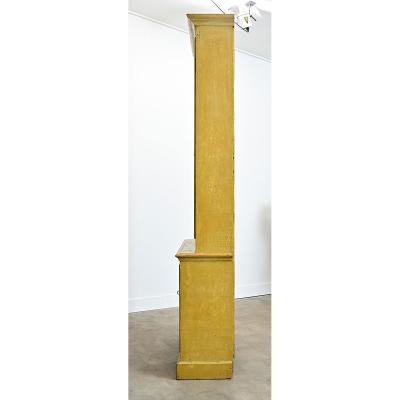 English 19th Century Tall Painted Bookcase
