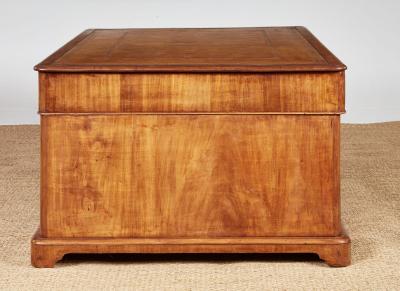 English 19th c Generous Partners Desk