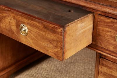 English 19th c Generous Partners Desk