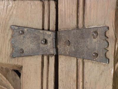 English 19th century Gothic Style Oak Food Cabinet