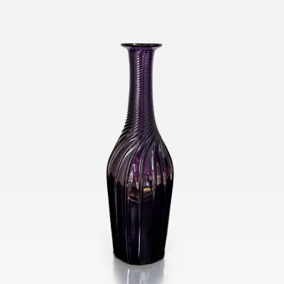English 19th century amethyst turned bottle