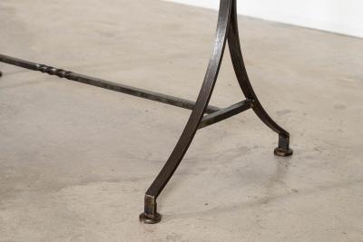 English 19thC Cast Iron Console Table