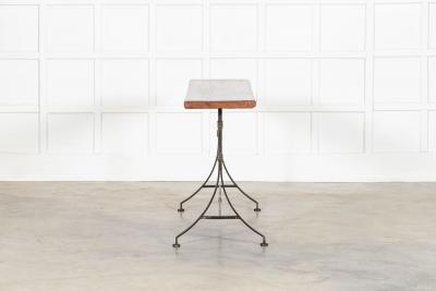 English 19thC Cast Iron Console Table