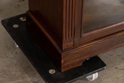 English 19thC Mahogany Glazed Bookcase
