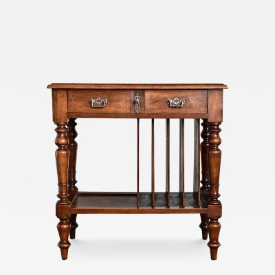 English 20th Century Canterbury Storage Table