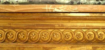 English Adam Gilt Marble Console Table