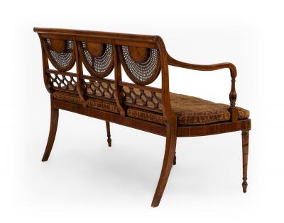 English Adam Satinwood Loveseat