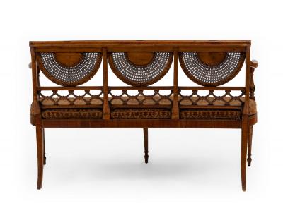 English Adam Satinwood Loveseat