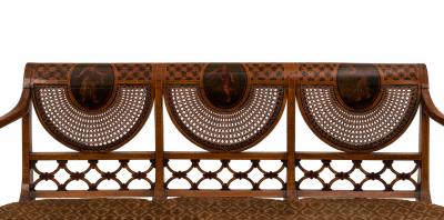 English Adam Satinwood Loveseat
