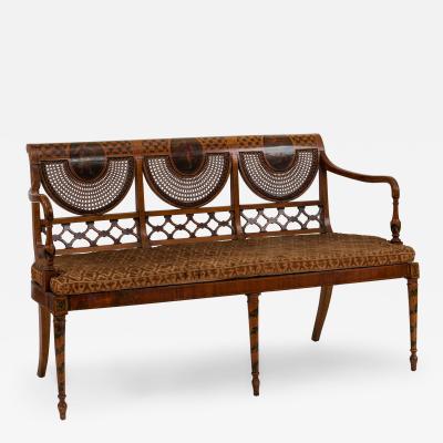 English Adam Satinwood Loveseat