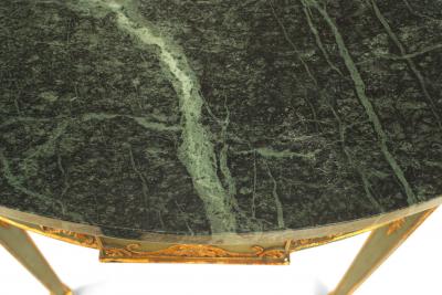 English Adam Style Gilt and Marbled Console Table