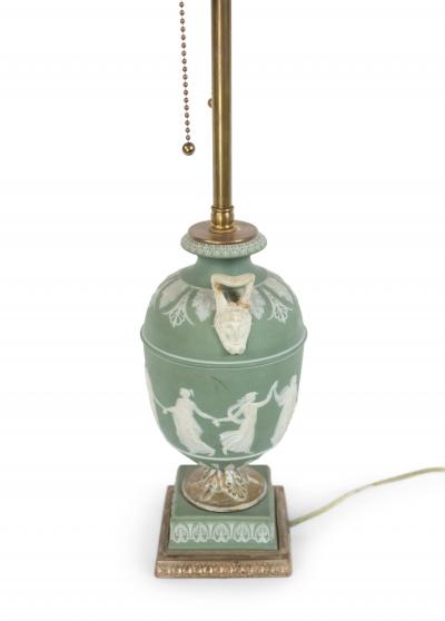 English Adam Style Wedgwood Porcelain Table Lamp