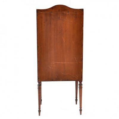 English Adams Style Satinwood Cabinet