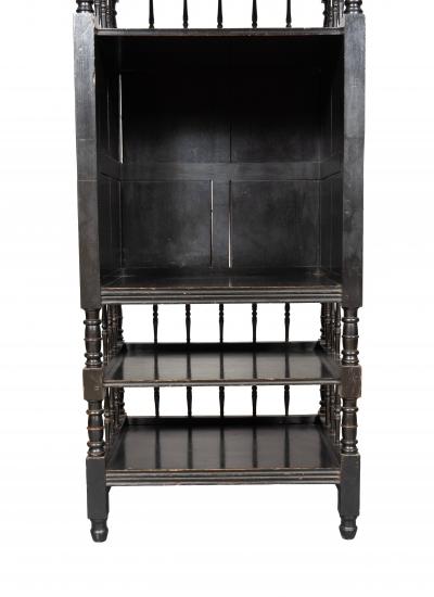 English Aesthetic Ebonized Whatnot