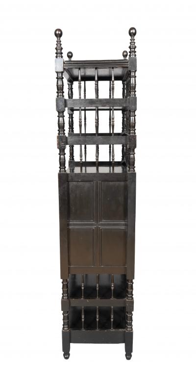 English Aesthetic Ebonized Whatnot