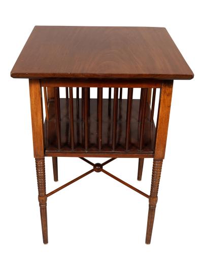 English Aesthetic Mahogany Table Attributed to Godwin