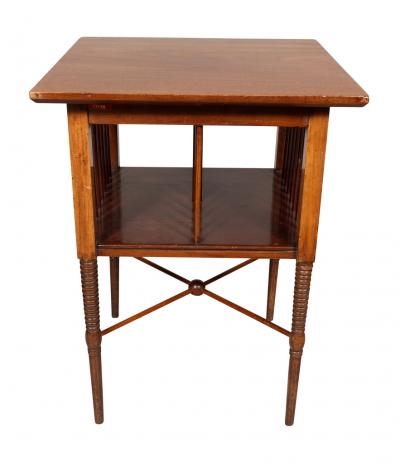 English Aesthetic Mahogany Table Attributed to Godwin