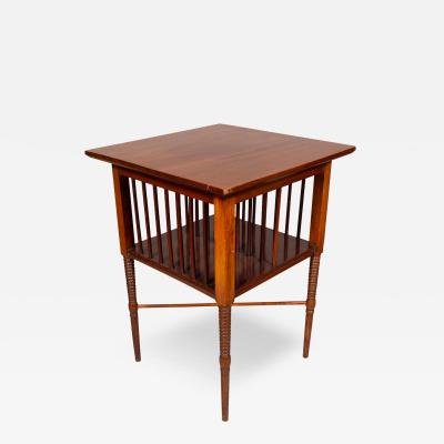 English Aesthetic Mahogany Table Attributed to Godwin